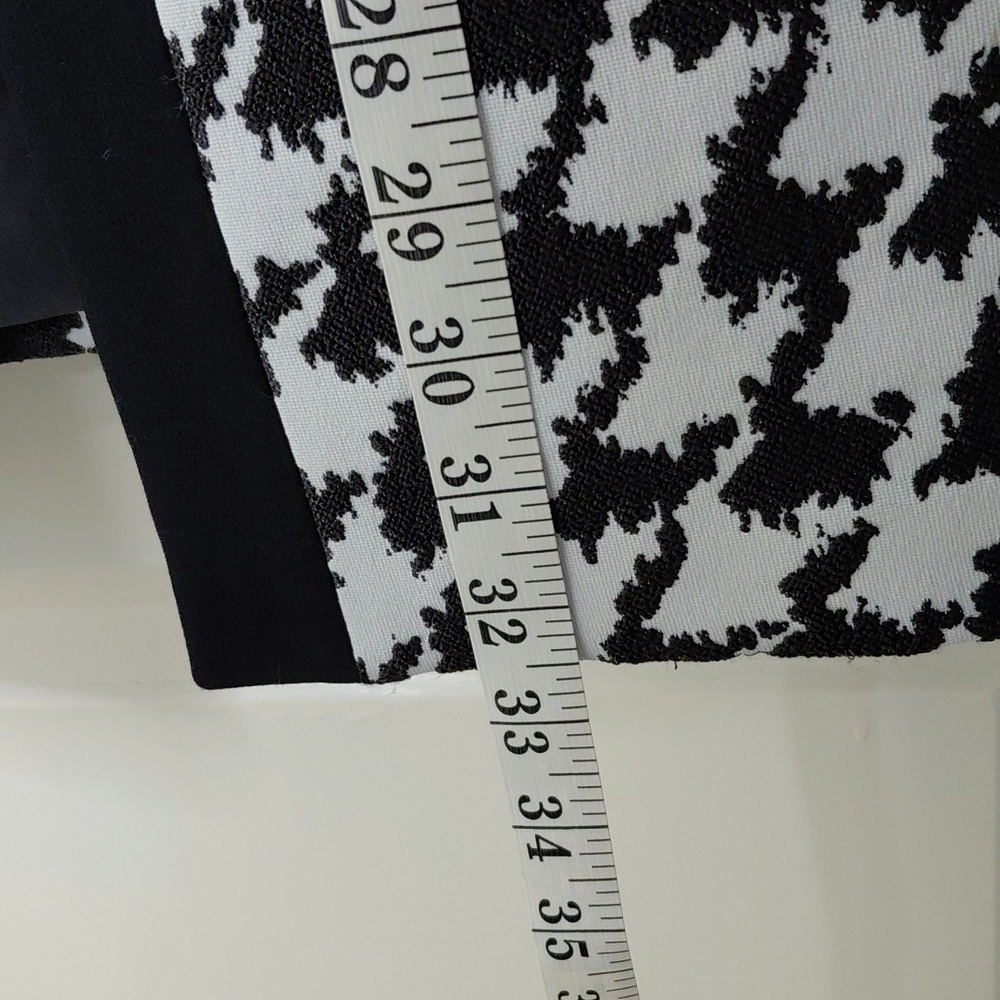 NINE WEST Houndstooth Blazer Black & White Sz S 6 - Picture 9 of 10